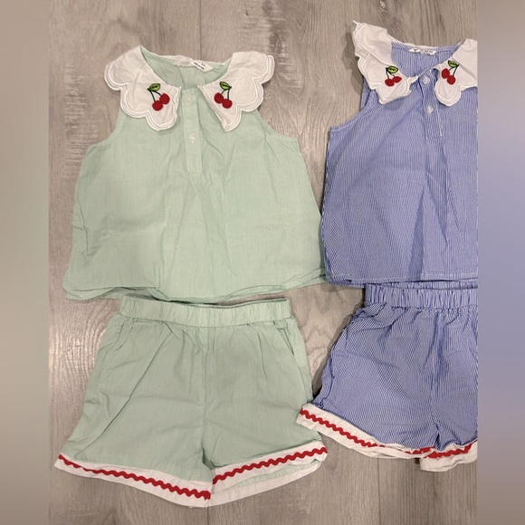 Cotton shirt and shorts set - Picture 2 of 3